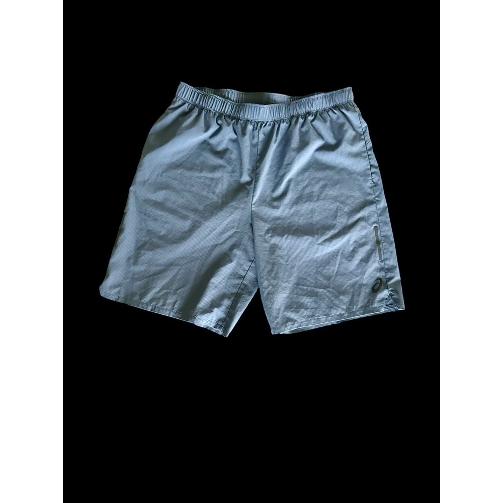 ASICS Men's Athletic Unlined Shorts Blue Sz L Estimate No Tag Blue *Flaw